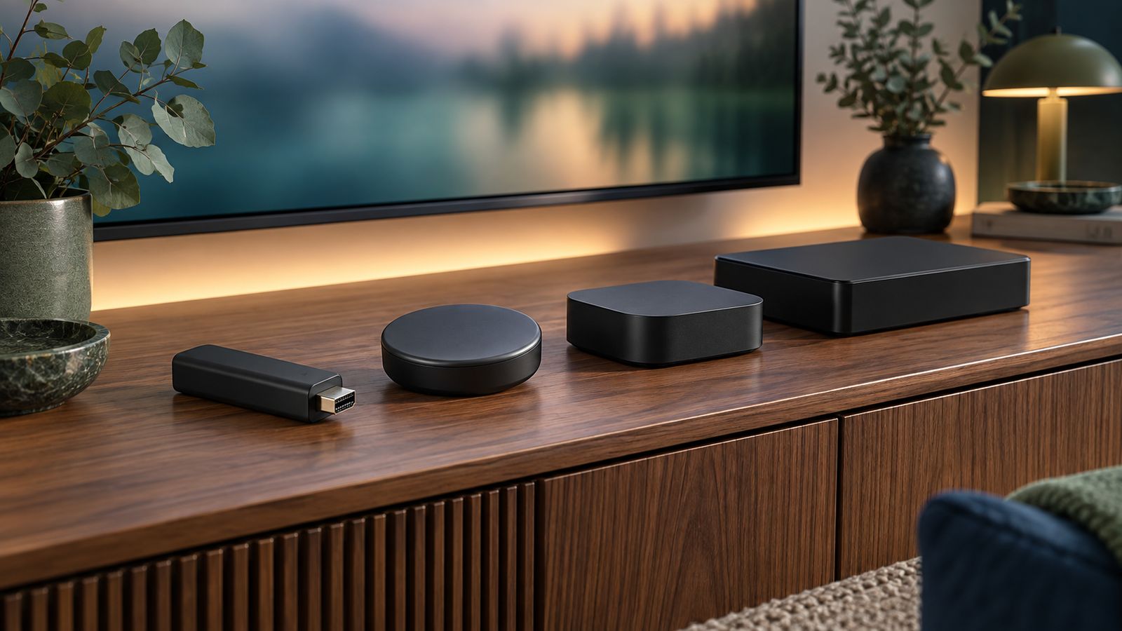 IPTV box Australia comparison with four unbranded streaming devices